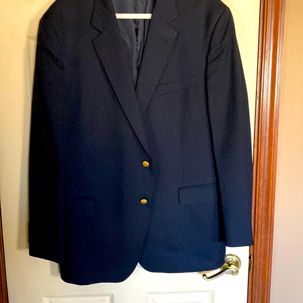 Brooks Brothers navy sports coat, size 48 Reg